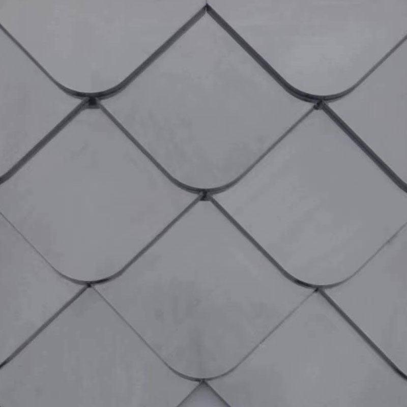 Alüminyum magnezyum manganez elmas şekilli balık ölçeği metal çatı kiremit