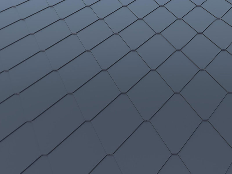 Alüminyum magnezyum manganez kompozit elmas şekilli metal çatı kiremit