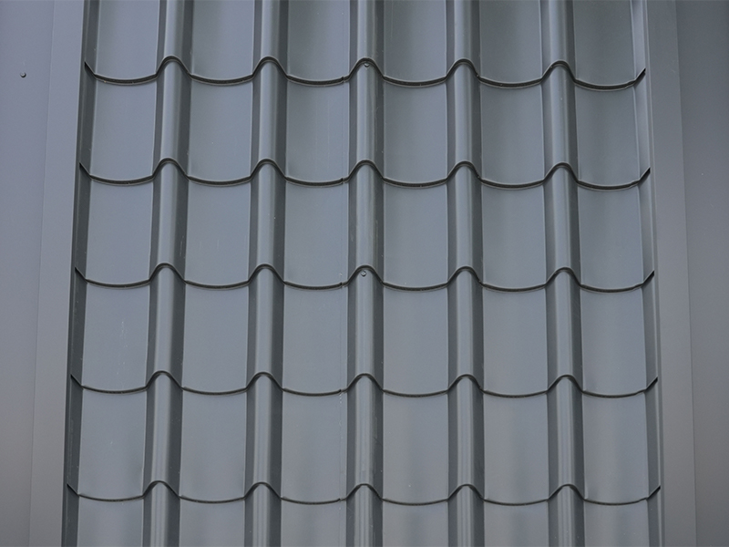 Alüminyum Magnezyum Manganez Tek Parça Bambu Eklem Metal Çatı Fayansları